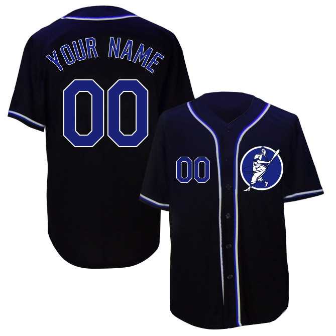 Dodgers Navy Customized Cool Base New Design Jersey